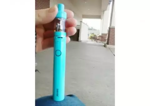 Blue Mod W/ 2 extra coils, new non-used blue charger and some blueberry cerearl juice