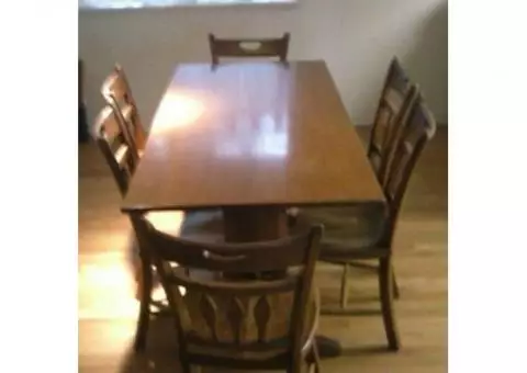 Family Kitchen Table, 6 chairs - quality